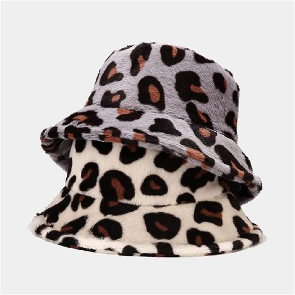 Women's Winter Faux Fur Fuzzy Warm Bucket Hat